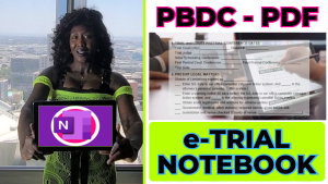 PBDC (PDF) e-TRIAL NOTEBOOK TEMPLATE PACK
