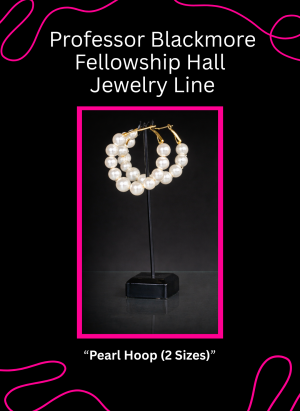 Fellowship Hall – Professor Blackmore Pearl Hoop (Large)