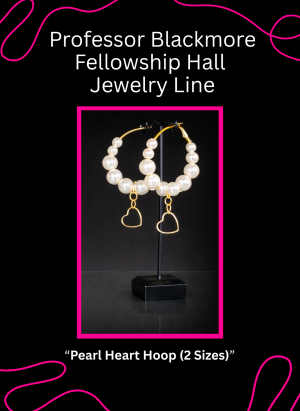 Fellowship Hall – Pearl Heart Hoop (Small)